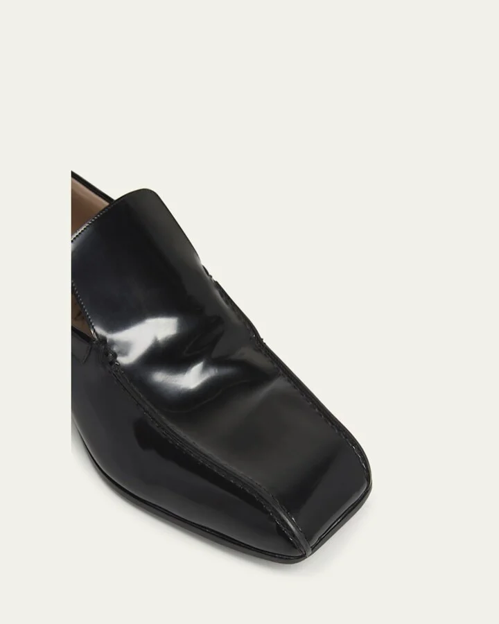 Men's Jim Brushed Leather Loafers - Image 4