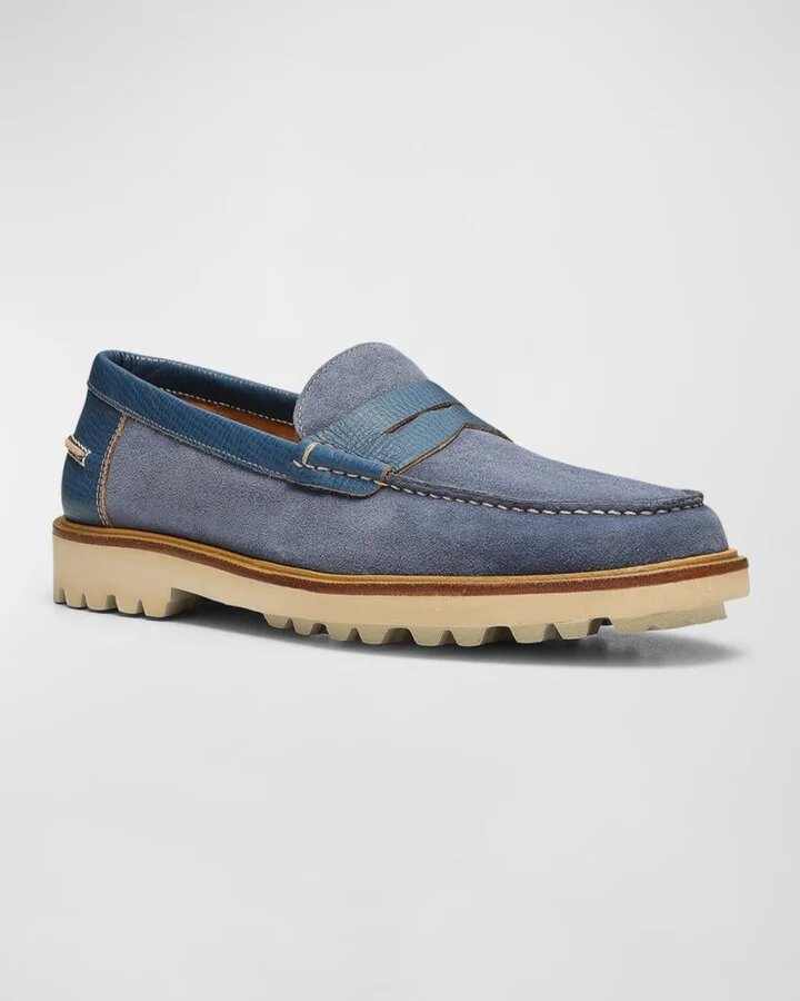 Men's Jimmy 2 Suede Penny Loafers - Image 3