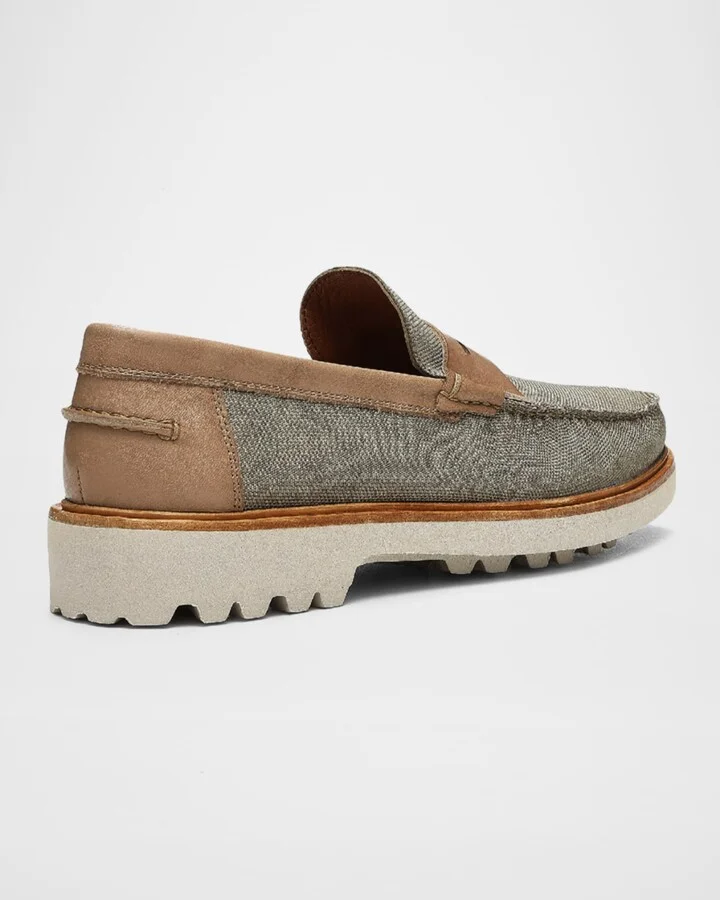 Men's Jimmy Nylon-Leather Boat Shoes - Image 2