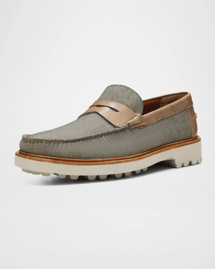 Men's Jimmy Nylon-Leather Boat Shoes - Image 4