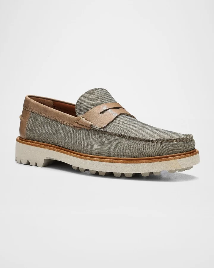 Men's Jimmy Nylon-Leather Boat Shoes - Image 5