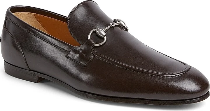 Men's Jordaan Horsebit Leather Loafers - Dark Brown - Size 10 - Image 2