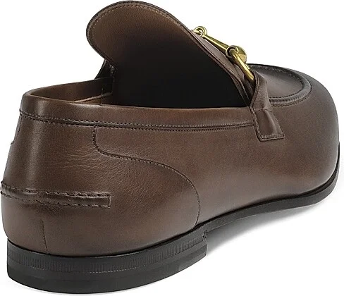 Men's Jordaan Leather Loafers - Fondente - Size 6.5 - Image 3