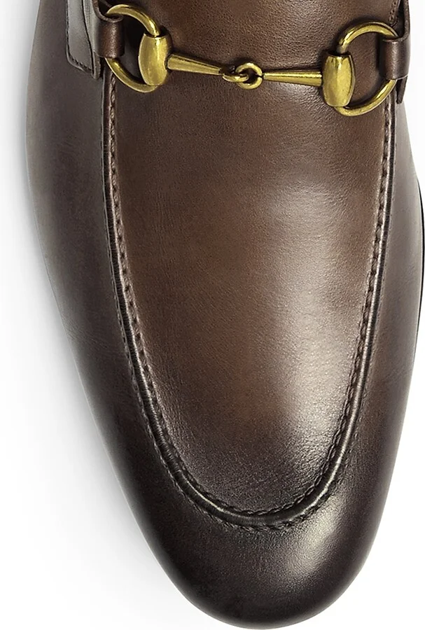 Men's Jordaan Leather Loafers - Fondente - Size 6.5 - Image 4
