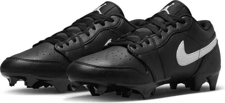 Men's Jordan 1 Low TD Football Cleat in Black | FJ6245-001 - Image 5