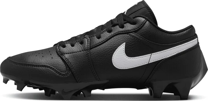 Men's Jordan 1 Low TD Football Cleat in Black | FJ6245-001