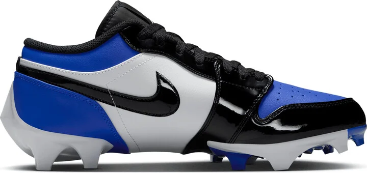 Men's Jordan 1 Low TD Football Cleat in Blue | FJ6245-401 - Image 3