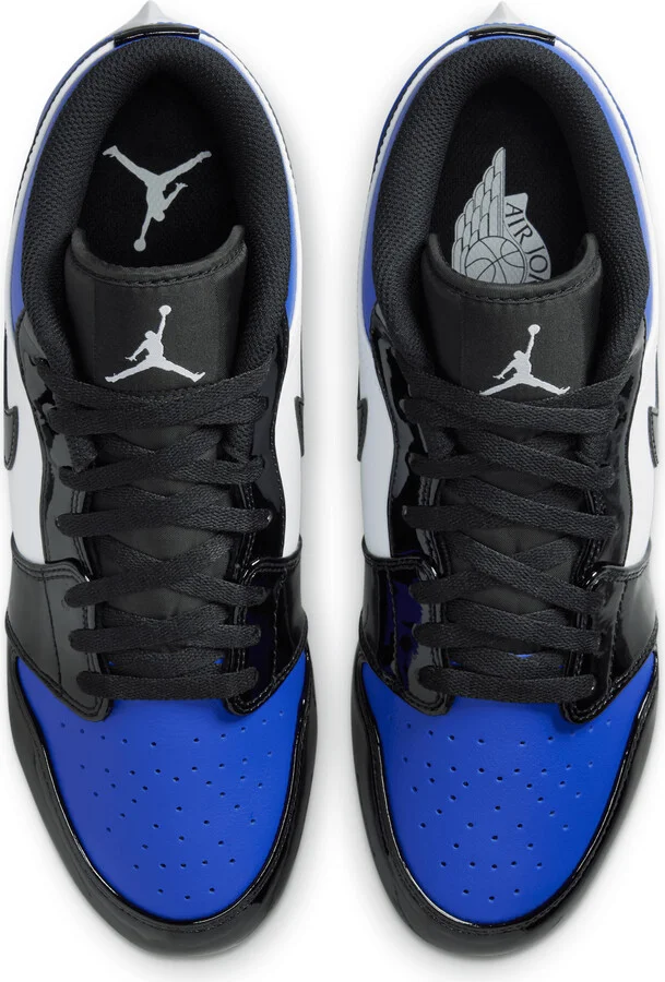 Men's Jordan 1 Low TD Football Cleat in Blue | FJ6245-401 - Image 4