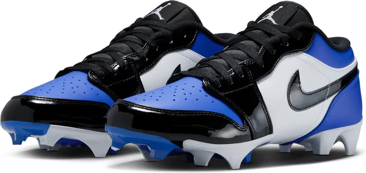 Men's Jordan 1 Low TD Football Cleat in Blue | FJ6245-401 - Image 5