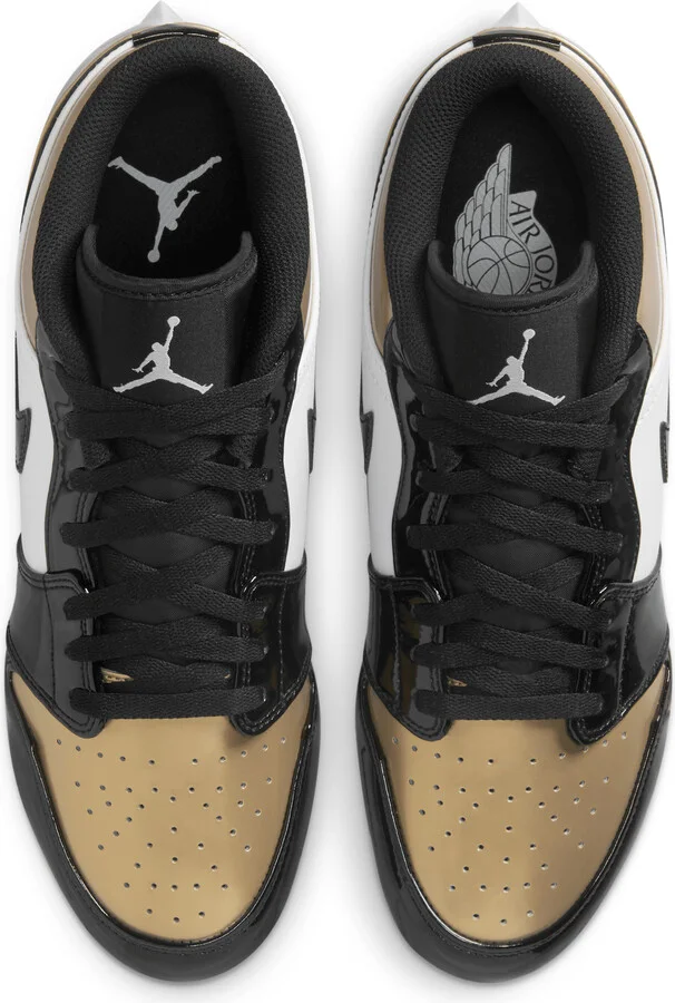 Men's Jordan 1 Low TD Football Cleat in Brown | FJ6245-701 - Image 4