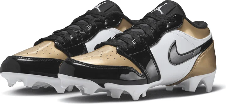 Men's Jordan 1 Low TD Football Cleat in Brown | FJ6245-701 - Image 5