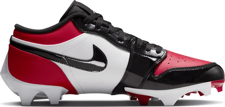 Men's Jordan 1 Low TD Football Cleat in Red | FJ6245-601 - Image 3