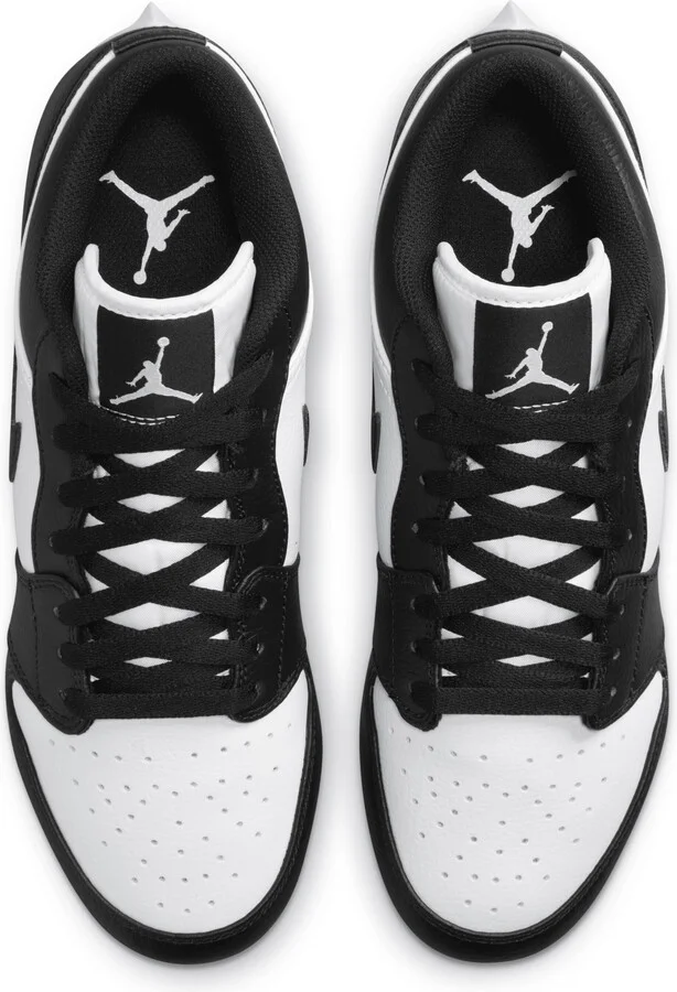 Men's Jordan 1 Low TD Football Cleat in White | FJ6245-100 - Image 4