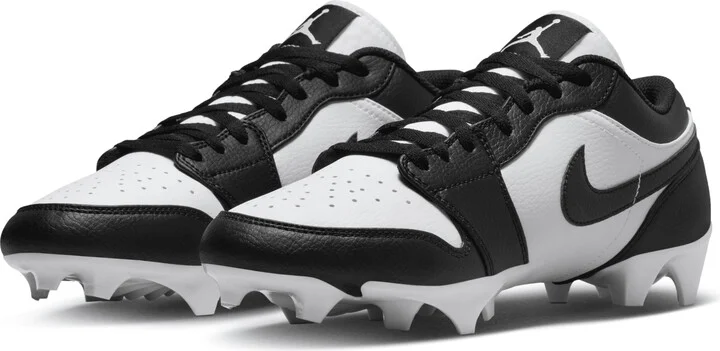 Men's Jordan 1 Low TD Football Cleat in White | FJ6245-100 - Image 5