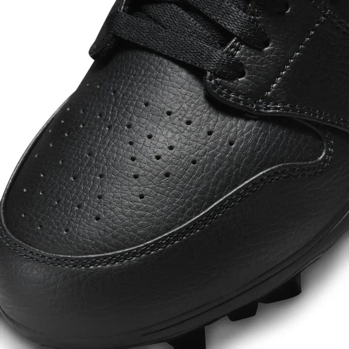 Men's Jordan 1 Mid TD Football Cleat in Black | FJ6805-001 - Image 8