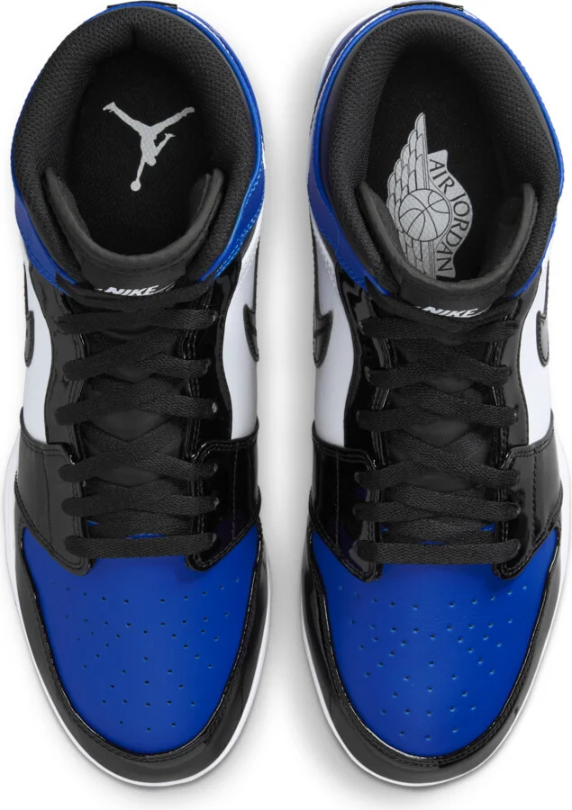 Men's Jordan 1 Mid TD Football Cleat in Blue | FJ6805-401 - Image 4