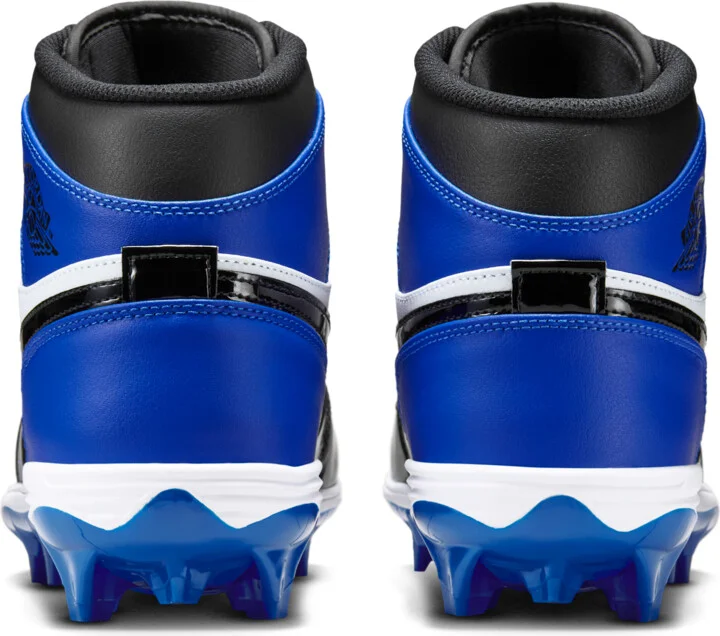 Men's Jordan 1 Mid TD Football Cleat in Blue | FJ6805-401 - Image 6