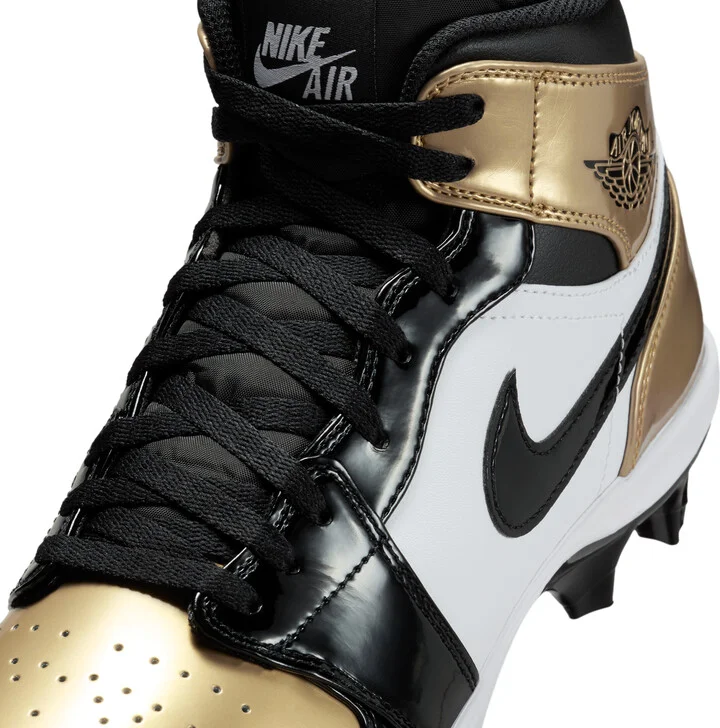 Men's Jordan 1 Mid TD Football Cleat in Brown | FJ6805-701 - Image 8