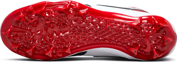 Men's Jordan 1 Mid TD Football Cleat in Red | FJ6805-601 - Image 2
