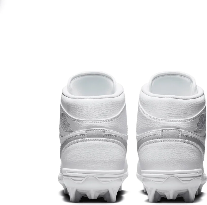 Men's Jordan 1 Mid TD Football Cleat in White | FJ6805-101 - Image 6