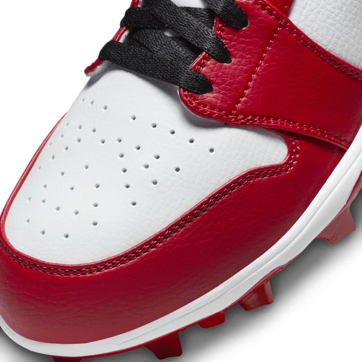 Men's Jordan 1 Mid TD Football Cleat in White | FJ6805-106 - Image 8