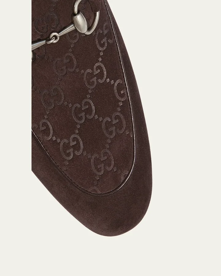 Men's Jordy Guccissima Suede Loafers - Image 2