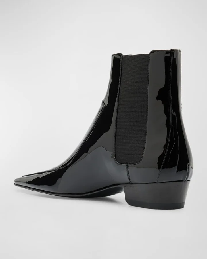 Men's Jose 30 Patent Leather Chelsea Boots - Image 4