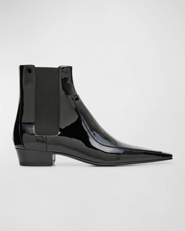 Men's Jose 30 Patent Leather Chelsea Boots