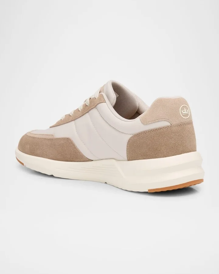 Men's Journeyman Nylon and Suede Low-Top Sneakers - Image 2