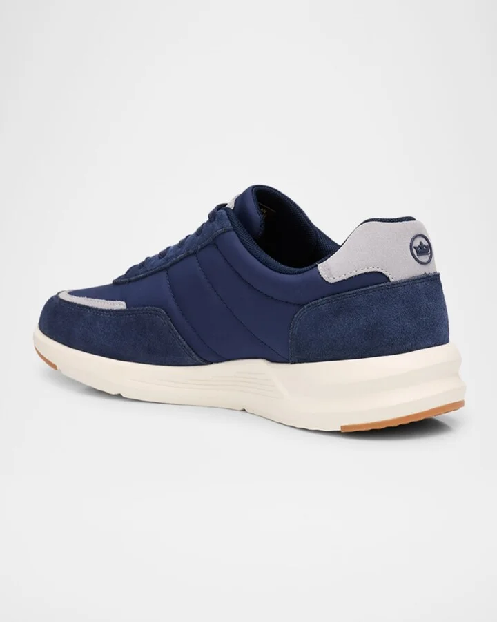 Men's Journeyman Nylon and Suede Low-Top Sneakers - Image 7