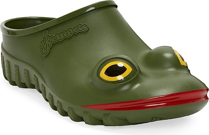 Men's JW Anderson x Wellipets Frog PVC Loafers - Green - Size 8 - Image 2