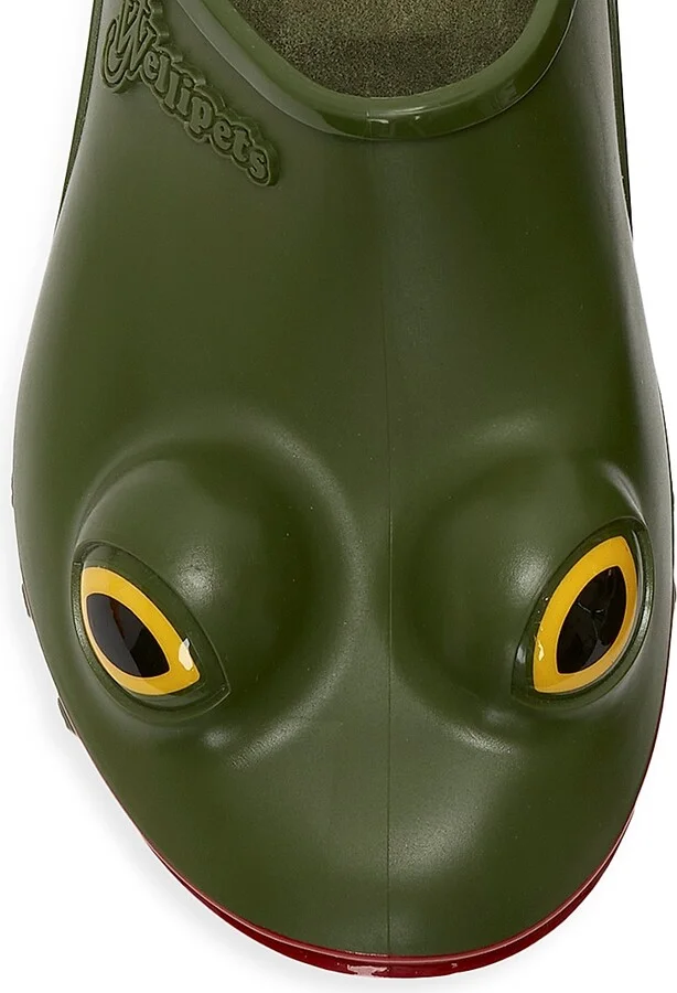 Men's JW Anderson x Wellipets Frog PVC Loafers - Green - Size 8 - Image 4