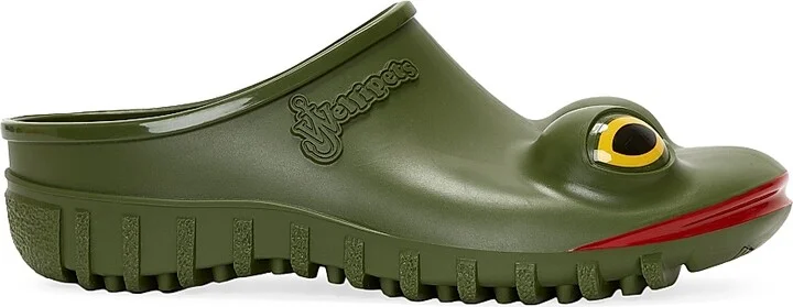 Men's JW Anderson x Wellipets Frog PVC Loafers - Green - Size 8