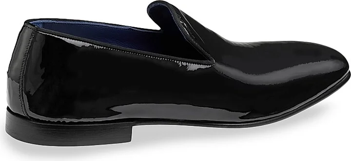 Men's Kinser Patent Leather Loafers - Black - Size 9 - Image 3