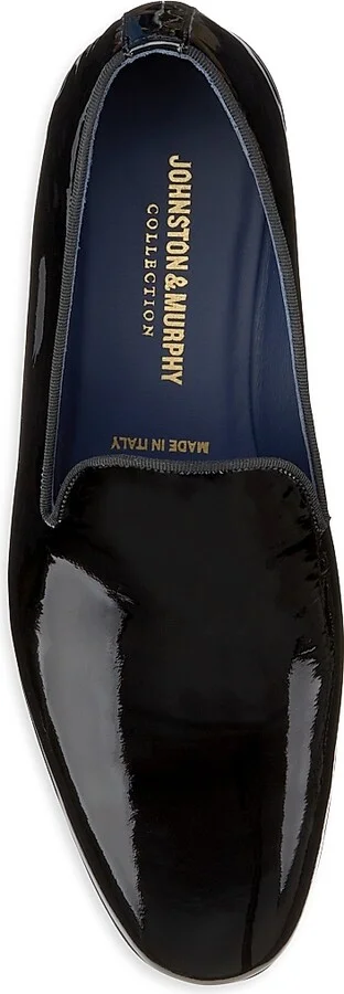 Men's Kinser Patent Leather Loafers - Black - Size 9 - Image 4