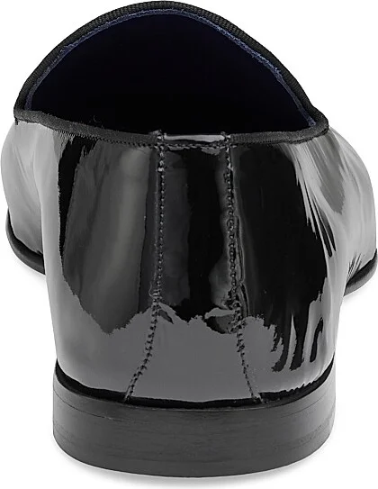 Men's Kinser Patent Leather Loafers - Black - Size 9 - Image 6