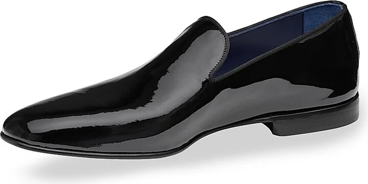 Men's Kinser Patent Leather Loafers - Black - Size 9 - Image 7