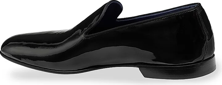 Men's Kinser Patent Leather Loafers - Black - Size 9 - Image 8