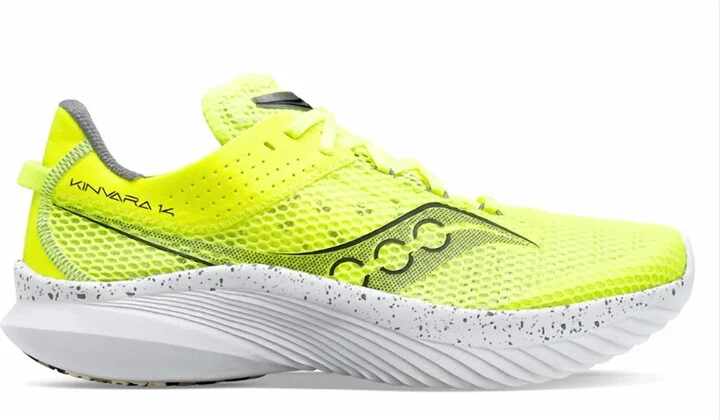 Men'S Kinvara 14 Running Shoe-D/medium Width In Citron/black