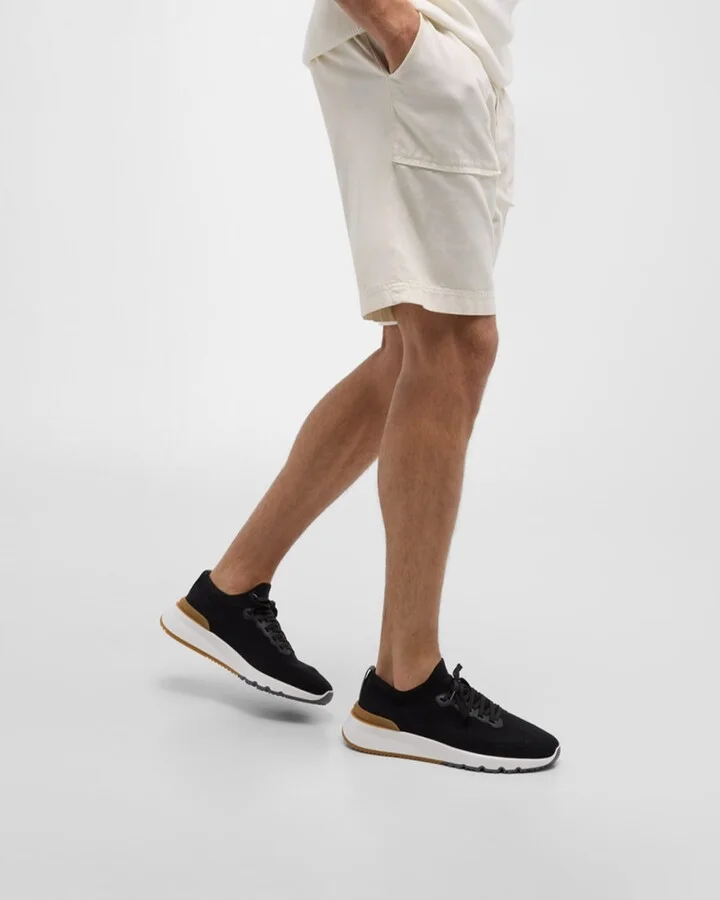 Men's Knit Runner Sneakers - Image 3