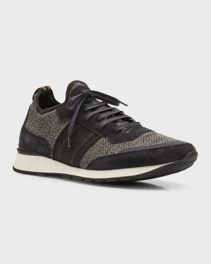 Men's Knit Runner Sneakers - Image 3