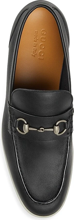Men's Konrad Leather Loafers - Black - Size 8 - Image 4