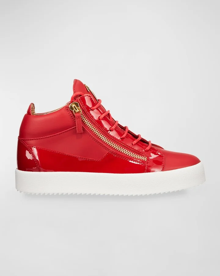Men's Kriss Leather Mid-Top Sneakers