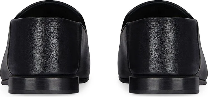 Men's Label Loafers in Shiny Leather and Canvas - Black Natural - Size 7 - Image 5