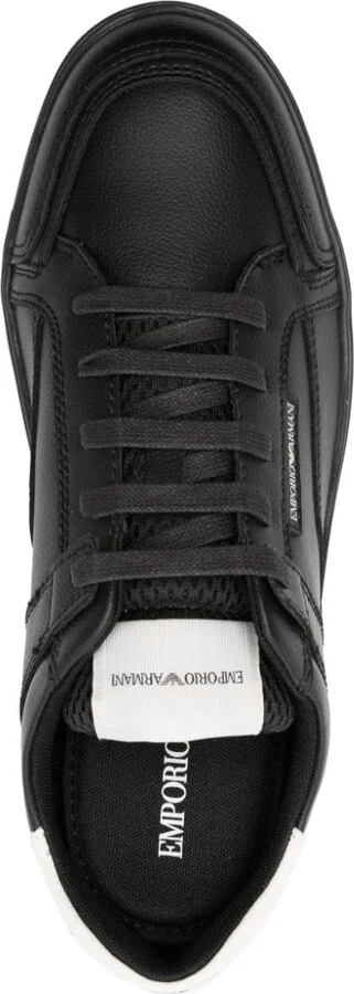 Men's Lace-Up Leather Sneakers - Image 2