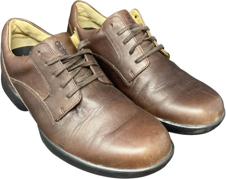 Men's Lace Up Oxford - Medium In Brown