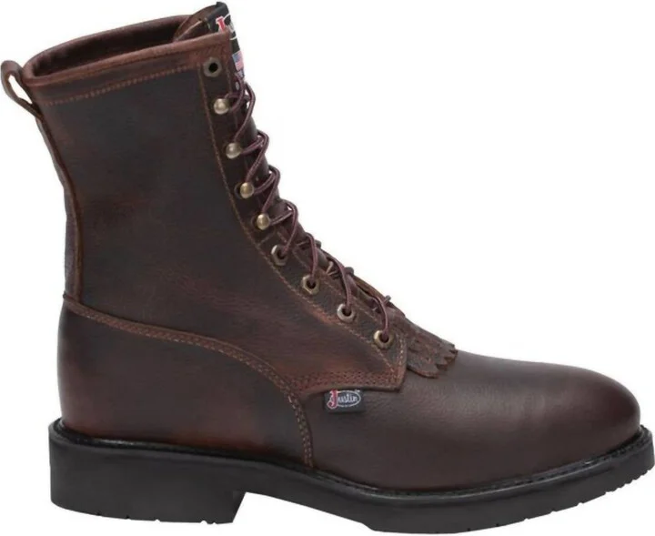 Men's Lace-Up Round Steel Toe - Eee Width In Conductor