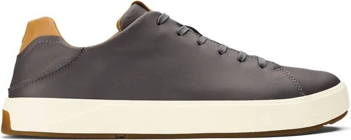 Men's Lae Ahi Li Ili Leather Sneaker In Stone/stone