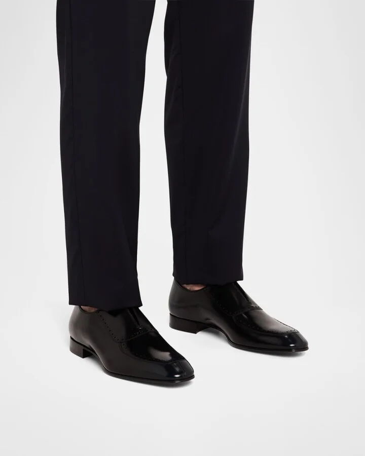 Men's Lafitte Spike Leather Oxfords - Image 7