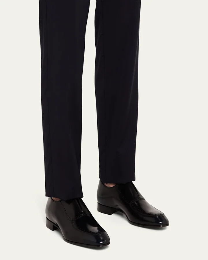 Men's Lafitte Spike Leather Oxfords - Image 2